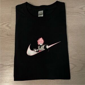 anime Nike shirt Dragon ball z goku black